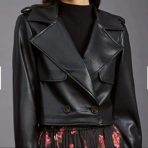 Anthropologie Avec Les Filles Faux Leather Jacket